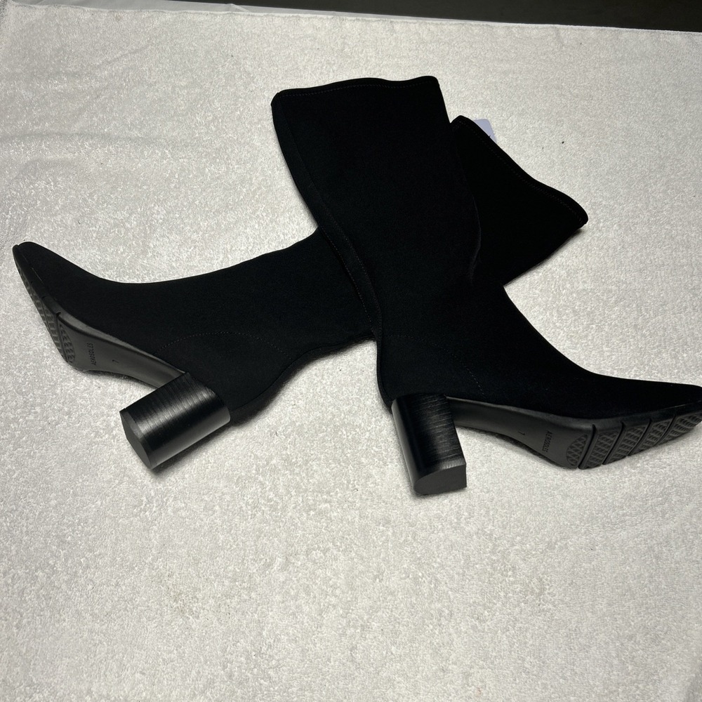 AEROSOLES Comfort Knee High‎ Black Micah Boot Women's Sz 7 NIB Retail $149
